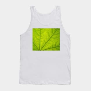 green leaf textured Tank Top